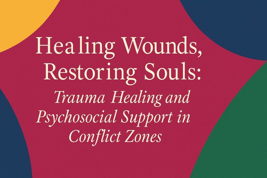 Healing Wounds, Restoring Souls: Trauma Healing and Psychosocial Support in Conflict Zones